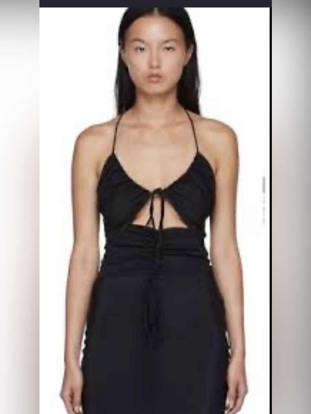 Christopher Esber Ruched Disconnect Halter Top - New with Tags!